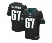 Men's Nike Philadelphia Eagles #67 Chance Warmack Elite Black Alternate NFL Jersey