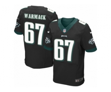 Men's Nike Philadelphia Eagles #67 Chance Warmack Elite Black Alternate NFL Jersey