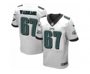 Men's Nike Philadelphia Eagles #67 Chance Warmack Elite White NFL Jersey