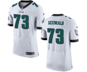 Men's Nike Philadelphia Eagles #73 Isaac Seumalo Elite White NFL Jersey