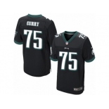 Men's Nike Philadelphia Eagles #75 Vinny Curry Elite Black Alternate NFL Jersey