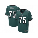 Men's Nike Philadelphia Eagles #75 Vinny Curry Elite Midnight Green Team Color NFL Jersey