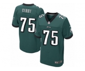 Men's Nike Philadelphia Eagles #75 Vinny Curry Elite Midnight Green Team Color NFL Jersey