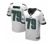 Men's Nike Philadelphia Eagles #79 Brandon Brooks Elite White NFL Jersey