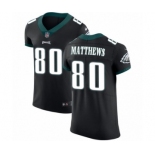 Men's Nike Philadelphia Eagles #80 Jordan Matthews Black Vapor Untouchable Elite Player NFL Jersey