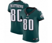 Men's Nike Philadelphia Eagles #80 Jordan Matthews Midnight Green Team Color Vapor Untouchable Elite Player NFL Jersey