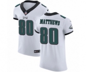 Men's Nike Philadelphia Eagles #80 Jordan Matthews White Vapor Untouchable Elite Player NFL Jersey