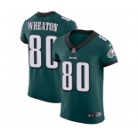 Men's Nike Philadelphia Eagles #80 Markus Wheaton Midnight Green Team Color Vapor Untouchable Elite Player NFL Jersey