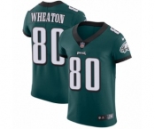 Men's Nike Philadelphia Eagles #80 Markus Wheaton Midnight Green Team Color Vapor Untouchable Elite Player NFL Jersey