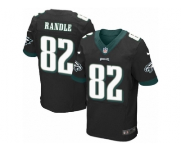 Men's Nike Philadelphia Eagles #82 Rueben Randle Elite Black Alternate NFL Jersey