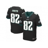 Men's Nike Philadelphia Eagles #82 Torrey Smith Elite Black Alternate NFL Jersey