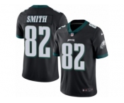 Men's Nike Philadelphia Eagles #82 Torrey Smith Elite Black Rush NFL Jersey