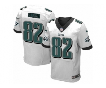 Men's Nike Philadelphia Eagles #82 Torrey Smith Elite White NFL Jersey