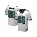 Men's Nike Philadelphia Eagles #88 Trey Burton Elite White NFL Jersey