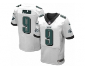 Men's Nike Philadelphia Eagles #9 Nick Foles Elite White NFL Jersey