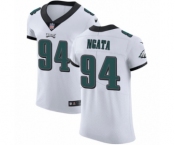 Men's Nike Philadelphia Eagles #94 Haloti Ngata White Vapor Untouchable Elite Player NFL Jersey