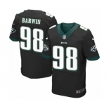 Men's Nike Philadelphia Eagles #98 Connor Barwin Elite Black Alternate NFL Jersey