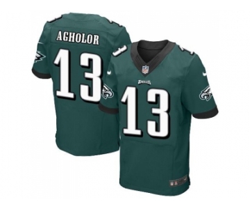 Nike Philadelphia Eagles #13 Nelson Agholor Midnight Green Team Color Men's Stitched NFL New Elite Jersey