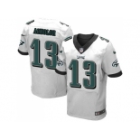 Nike Philadelphia Eagles #13 Nelson Agholor White Men's Stitched NFL New Elite Jersey