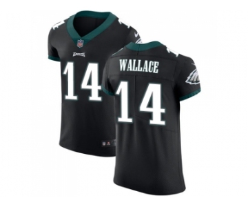 Nike Philadelphia Eagles #14 Mike Wallace Black Alternate Men Stitched NFL Vapor Untouchable Elite Jersey