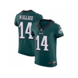 Nike Philadelphia Eagles #14 Mike Wallace Midnight Green Team Color Men Stitched NFL Vapor Untouchable Elite Jersey