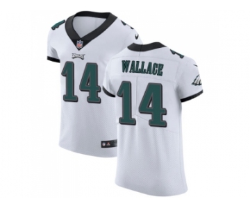 Nike Philadelphia Eagles #14 Mike Wallace White Men Stitched NFL Vapor Untouchable Elite Jersey