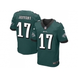 Nike Philadelphia Eagles #17 Alshon Jeffery Midnight Green Team Color Men's Stitched NFL New Elite Jersey