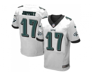 Nike Philadelphia Eagles #17 Alshon Jeffery White Men's Stitched NFL New Elite Jersey