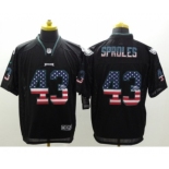 Nike Philadelphia Eagles #43 Sproles Black Jerseys(USA Flag Fashion Elite)