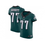 Nike Philadelphia Eagles #77 Michael Bennett Midnight Green Team Color Men Stitched NFL Vapor Untouchable Elite Jersey