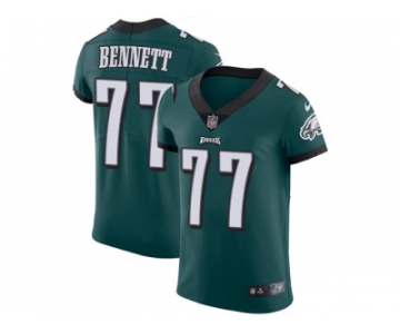 Nike Philadelphia Eagles #77 Michael Bennett Midnight Green Team Color Men Stitched NFL Vapor Untouchable Elite Jersey