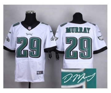 nike jerseys philadelphia eagles #29 demarco murray white[Elite][signature]