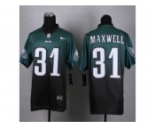 nike jerseys philadelphia eagles #31 byron maxwell green-black[Elite drift fashion][second version]