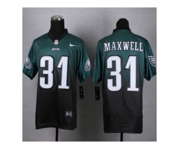 nike jerseys philadelphia eagles #31 byron maxwell green-black[Elite drift fashion][second version]