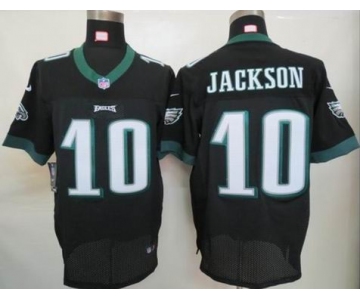 nike nfl jerseys philadelphia eagles #10 jackson black[Elite]