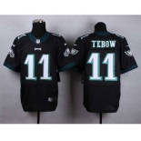 nike nfl jerseys philadelphia eagles #11 tebow black[Elite]