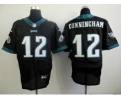 nike nfl jerseys philadelphia eagles #12 cunningham black[Elite]