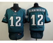 nike nfl jerseys philadelphia eagles #12 cunningham green[Elite]