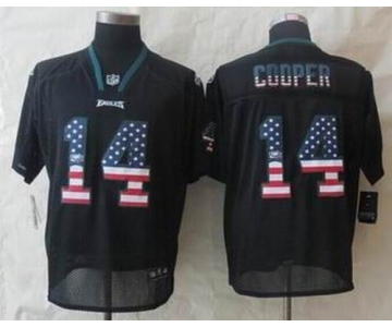 nike nfl jerseys philadelphia eagles #14 cooper black[Elite USA flag fashion]