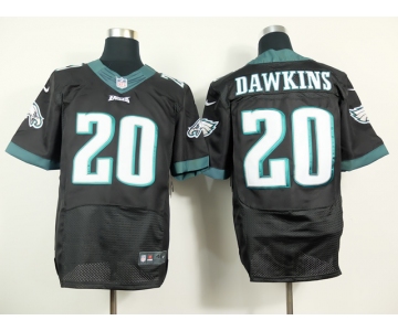 nike nfl jerseys philadelphia eagles #20 dawkins black[Elite]