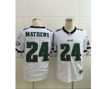 nike nfl jerseys philadelphia eagles #24 mathews white[Elite][mathews]