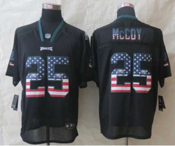 nike nfl jerseys philadelphia eagles #25 mccoy black[Elite USA flag fashion]