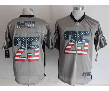 nike nfl jerseys philadelphia eagles #25 mccoy grey[Elite USA flag fashion shadow]