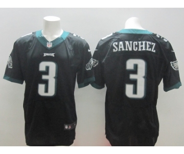 nike nfl jerseys philadelphia eagles #3 sanghez  black[Elite]