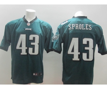 nike nfl jerseys philadelphia eagles #43 sproles green [Elite]