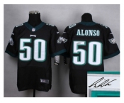 nike nfl jerseys philadelphia eagles #50 kiko alonso black [elite][signature]