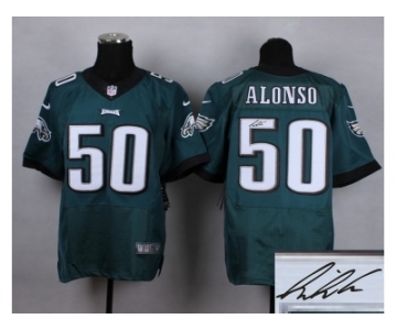 nike nfl jerseys philadelphia eagles #50 kiko alonso green[elite][signature]