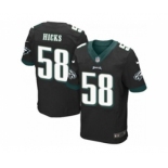 nike nfl jerseys philadelphia eagles #58 jordan hicks black[Elite][hicks]