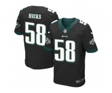 nike nfl jerseys philadelphia eagles #58 jordan hicks black[Elite][hicks]