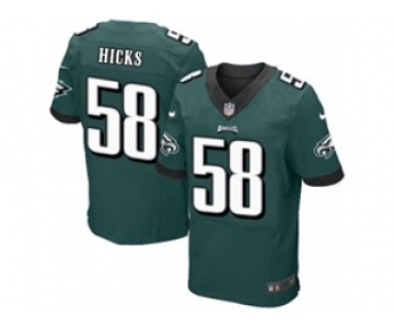 nike nfl jerseys philadelphia eagles #58 jordan hicks green[Elite][hicks]